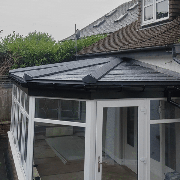 shallow pitch victorian tiled conservatory roof