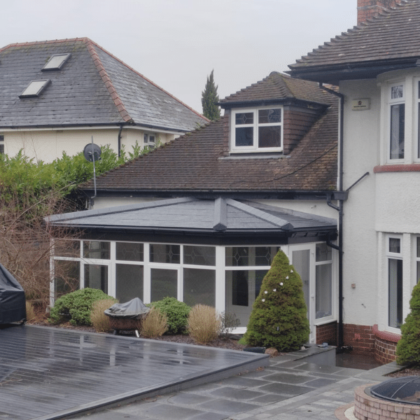 shallow pitch victorian tiled conservatory roof
